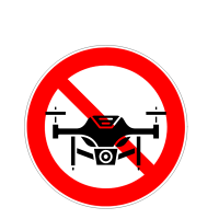 ドローン持ち込み禁止マーク