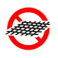 場所取り禁止マーク