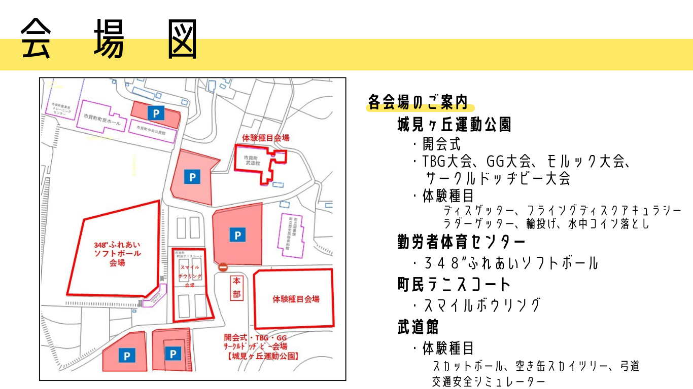 スポレク会場案内