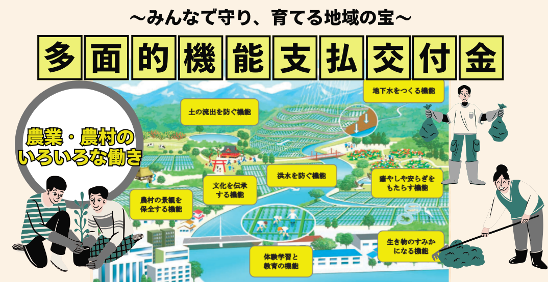 多面的機能支払制度のトップバナー